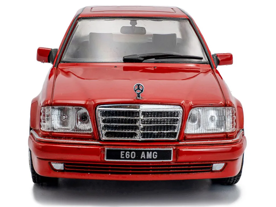 1994 Mercedes-Benz (W124) E60 AMG Signal Red 1/43 Diecast Model Car by Solido