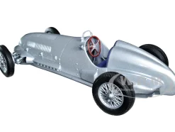 1937 Mercedes-Benz W125 Silver Metallic NEX Models Series 1/24 Diecast Model Car Welly 24109W-SIL