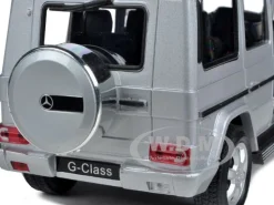 Mercedes G Class Silver 1/24 Diecast Car Model Welly 24012