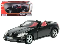 2005 Mercedes SLK55 AMG Black 1/18 Diecast Model Car Motormax 73162