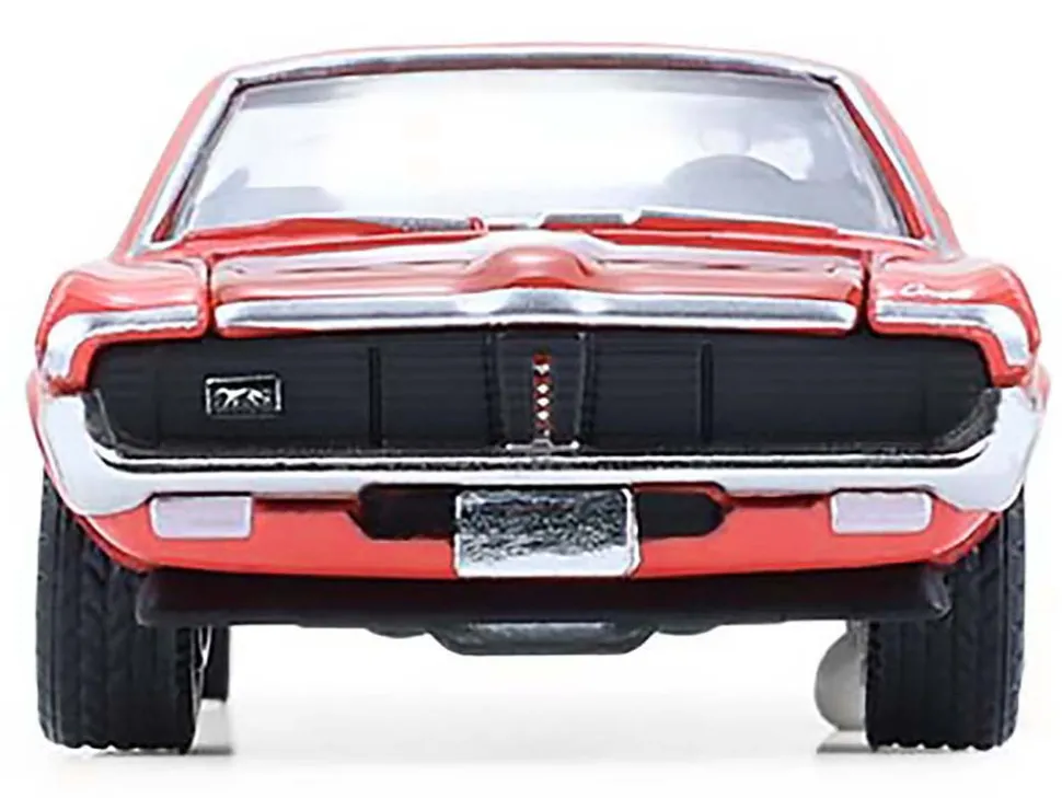 1969 Mercury Cougar Eliminator "Dyno Don" Red with Orange Stripes "GreenLight Muscle" Series 30 1/64 Diecast Model Car by Greenlight