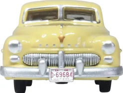 1949 Mercury 8 Coupe Calabash Yellow 1/87 (HO) Scale Diecast Model Car by Oxford Diecast