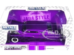 1951 Mercury Purple with Flames Big Time Kustoms 1/24 Diecast Model Car Jada 99061