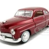 1949 Mercury Red 1/24 Diecast Car Model Motormax 73225