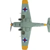 Messerschmitt Bf 109E-3 Fighter Aircraft "White 2, Jan Reznak, 13.(slow)/JG 52, Kraznodar, USSR" (1943) German Luftwaffe "Air Power Series" 1/48 Diecast Model by Hobby Master
