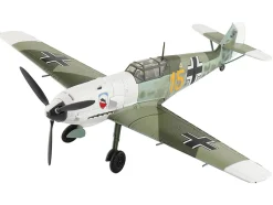 Messerschmitt Bf 109E-3 Fighter Aircraft "Yellow 15, Karl Wolff, III/JG 52, France" (1940) German Luftwaffe "Air Power Series" 1/48 Diecast Model by Hobby Master