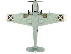 Messerschmitt BF 109E 3 Fighter Aircraft Hauptmann Siebelt Reents Spanish Civil War 1939 Air Power Series 1/48 Diecast Model Hobby Master HA8718