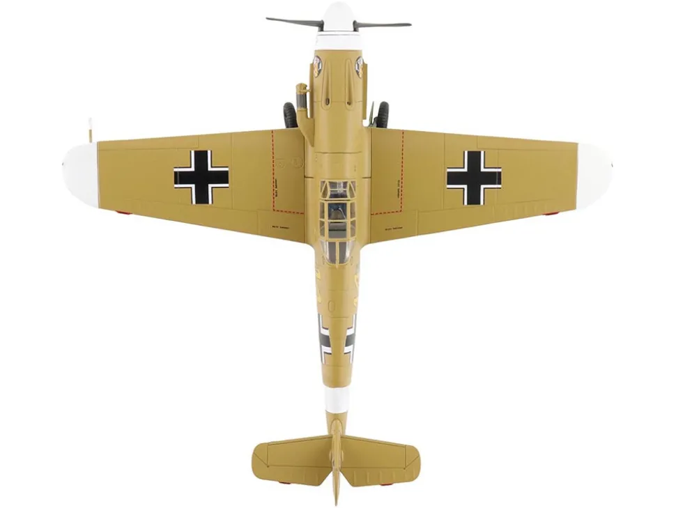 Messerschmitt Bf 109F-4 Fighter Aircraft "Marseille, Yellow 14, 3./JG27, Egypt" (1942) German Luftwaffe "Air Power Series" 1/48 Diecast Model by Hobby Master