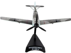 Messerschmitt Bf 109 Fighter Aircraft Black 1 Ace Adolf Galland German Luftwaffe 1/87 Diecast Model Airplane Postage Stamp PS5336-5
