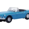 MG MGB Roadster RHD (Right Hand Drive) Iris Blue 1/148 (N) Scale Diecast Model Car by Oxford Diecast