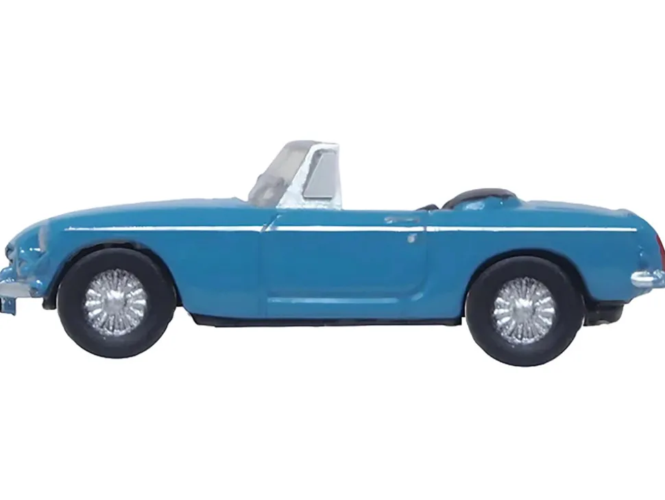 MG MGB Roadster RHD (Right Hand Drive) Iris Blue 1/148 (N) Scale Diecast Model Car by Oxford Diecast