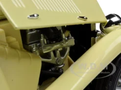 1947 MG TC Midget Yellow 1/18 Diecast Model Car Road Signature 92468