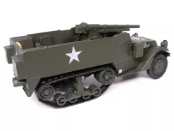 M3 Gun Motor Carriage with 75mm M1897A4 Gun Olive Drab "United States Army" 1/43 Diecast Model by Militaria Die Cast