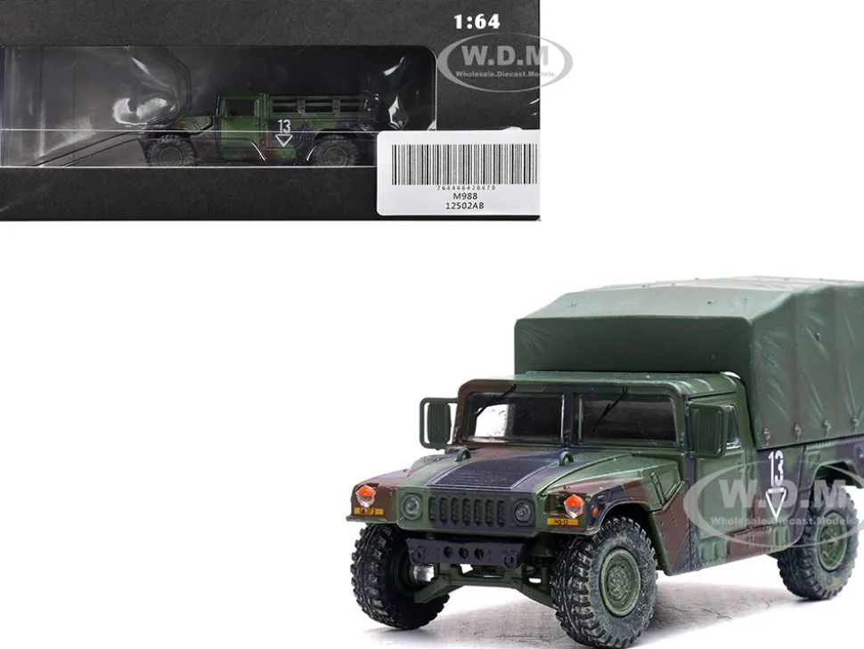 M998 HMMWV "2nd Battalion, 3rd Field Artillery Regiment, 1st Armored Division, Stationed in Germany" (1999) United States Army "Military Miniature" Series 1/64 Diecast Model by Panzerkampf