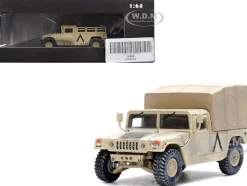 M998 HMMWV "1st Battalion, 37th Armored Regiment, 3rd Combat Brigade, 1st Armored Division, Gulf War, Iraq" (1991) United States Army "Military Miniature" Series 1/64 Diecast Model by Panzerkampf