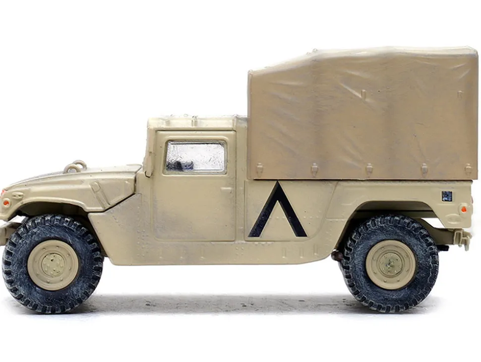 M998 HMMWV "1st Battalion, 37th Armored Regiment, 3rd Combat Brigade, 1st Armored Division, Gulf War, Iraq" (1991) United States Army "Military Miniature" Series 1/64 Diecast Model by Panzerkampf