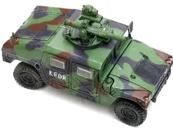M1046 HUMVEE Tow Missile Carrier Green Camouflage 3rd Battalion 8th Marine Regiment Kosovo Force KFOR 1999 Military Miniature Series 1/64 Diecast Model Panzerkampf 12501AB