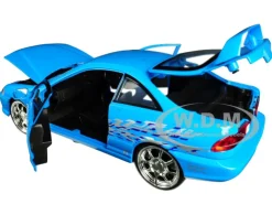 Mia's Acura Integra RHD Right Hand Drive Blue Fast Furious Movie 1/24 Diecast Model Car Jada 30739