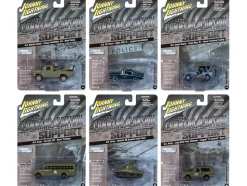 Military Set B of 6 pieces 2024 Release 2 Limited Edition Diecast Models by Johnny Lightning