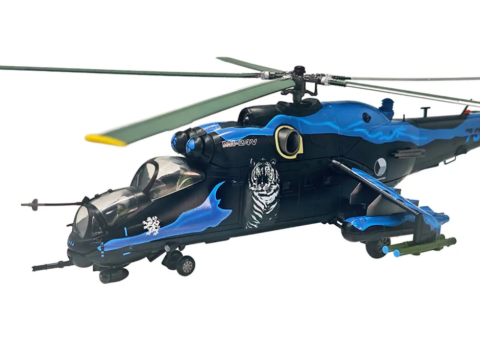 Mil Mi-24V Hind-E Helicopter "7353, 231 Squadron, 23 Wing, NATO Tiger Meet, Turkey" (2005) Czech Air Force 1/48 Diecast Model by Bless Wing