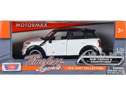 Mini Cooper S Countryman White 1/24 Diecast Car Model Motormax 73353