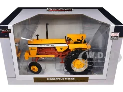 Minneapolis Moline G1000 Open Station 2WD Tractor Yellow with Brown Frame 
