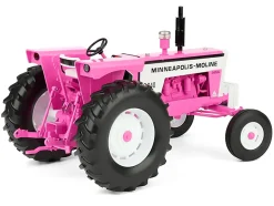 Minneapolis Moline G840 Open Station Wide Front Tractor Hot Pink 