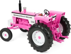 Minneapolis Moline G840 Open Station Wide Front Tractor Hot Pink 