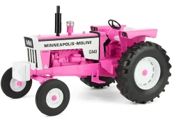 Minneapolis Moline G840 Open Station Wide Front Tractor Hot Pink 