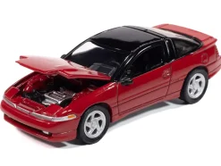 1991 Mitsubishi Eclipse GSX Maranello Red with Black Top