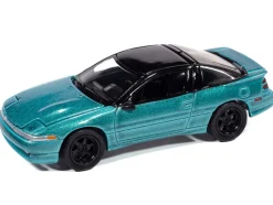 1991 Mitsubishi Eclipse GSX Tennessee Blue Metallic with Black Top 