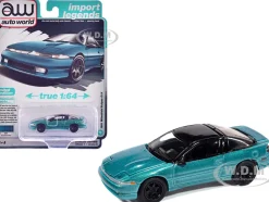 1991 Mitsubishi Eclipse GSX Tennessee Blue Metallic with Black Top 