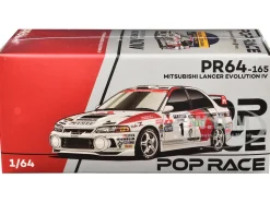 Mitsubishi Lancer Evolution IV RHD (Right Hand Drive) #1 Tommi Makinen - Seppo Harjanne Winner "Rally de Catalunya" (1997) 1/64 Diecast Model Car by Pop Race