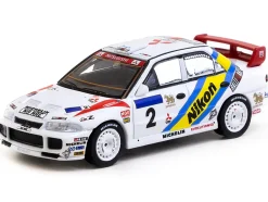 Mitsubishi Lancer Evolution III #2 Kenneth Eriksson - Staffan Parmander Winner "Hong Kong-Beijing Rally" (1995) "Global64" Series 1/64 Diecast Model by Tarmac Works