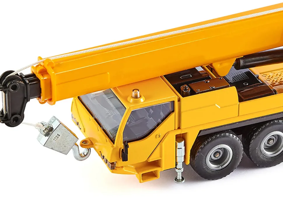 Mobile Crane Yellow 1/55 Diecast Model Siku 2110