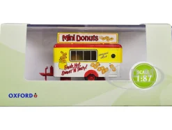Mobile Food Trailer Mini Donuts 1/87 (HO) Scale Diecast Model Oxford Diecast 87TR019