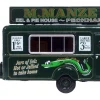 Mobile Food Trailer M. Manze Eel and Pie House - Peckham 1/87 HO Scale Diecast Model Oxford Diecast 87TR018