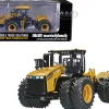 Mobile Track Solutions 3630 Switchback Articulating Tractor with Dual Wheels Yellow 1/50 Diecast Model SpecCast MTS001