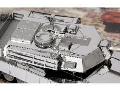 Model Kit American M1 Abrams Tank (Moderate Difficulty) Steel Model by Metal Earth