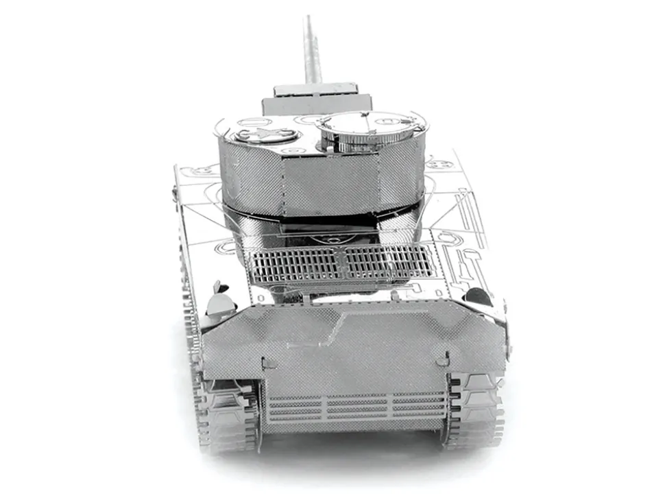 Model Kit American Sherman Tank (Moderate Difficulty) Steel Model by Metal Earth