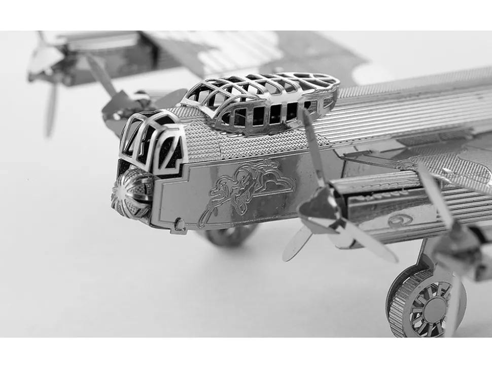 Model Kit Avro Lancaster Bomber Aircraft "Royal Air Force" (Moderate Difficulty) Steel Model by Metal Earth