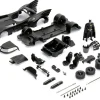 Model Kit Batmobile Matt Black Batman Diecast Figure Batman 1989 Movie Build N' Collect 1/24 Diecast Model Car Jada 30874