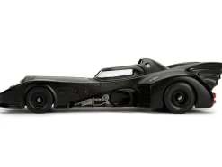 Model Kit Batmobile Matt Black Batman Diecast Figure Batman 1989 Movie Build N' Collect 1/24 Diecast Model Car Jada 30874