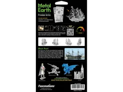 Model Kit Black Pearl Ship (Challenging Difficulty) Steel Model by Metal Earth