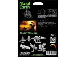 Model Kit Black Pearl Ship (Moderate Difficulty) Steel Model by Metal Earth