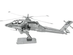 Model Kit Boeing AH-64 Apache Attack Helicopter (Moderate Difficulty) Steel Model by Metal Earth