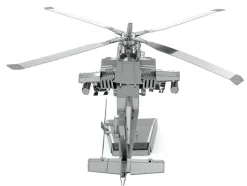 Model Kit Boeing AH-64 Apache Attack Helicopter (Moderate Difficulty) Steel Model by Metal Earth