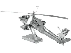 Model Kit Boeing AH-64 Apache Attack Helicopter (Moderate Difficulty) Steel Model by Metal Earth