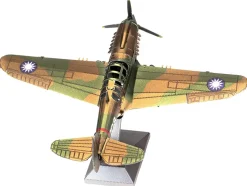 Model Kit Curtiss P-40 Warhawk Fighter-Bomber Aircraft 