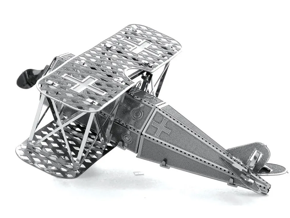 Model Kit Fokker D-VII Fighter Aircraft "Imperial German Army" (Easy Difficulty) Steel Model by Metal Earth